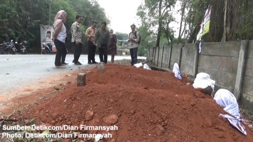 kades purwakarta bikin kuburan akibat buang sampah sembarangan